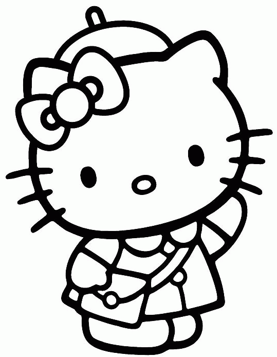 Hello Kitty kolorowanki